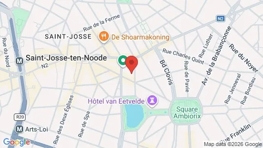 Apartments for rent i Stad Brussel - kort over placeringen