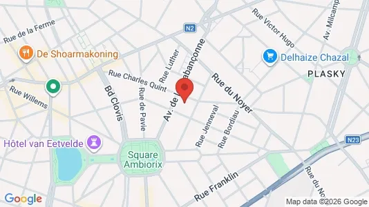 Apartments for rent i Stad Brussel - kort over placeringen