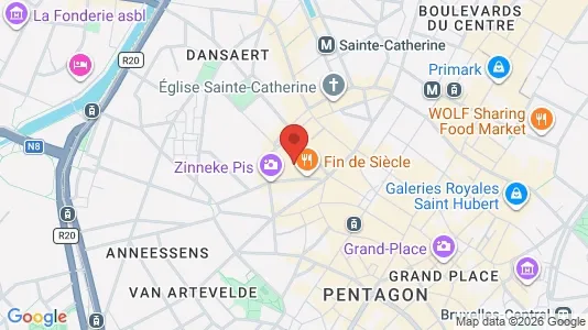 Apartments for rent i Stad Brussel - kort over placeringen