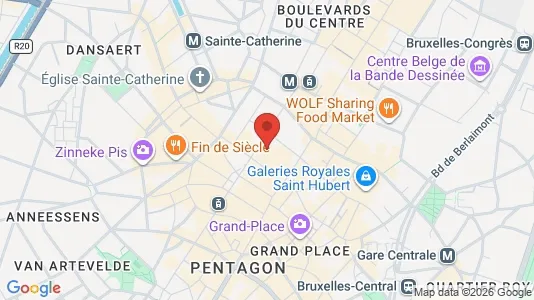 Apartments for rent i Stad Brussel - kort over placeringen
