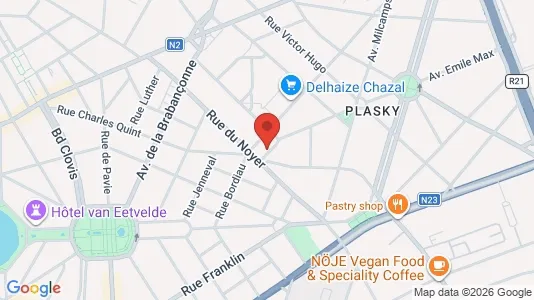 Apartments for rent i Brussels Schaarbeek - kort over placeringen