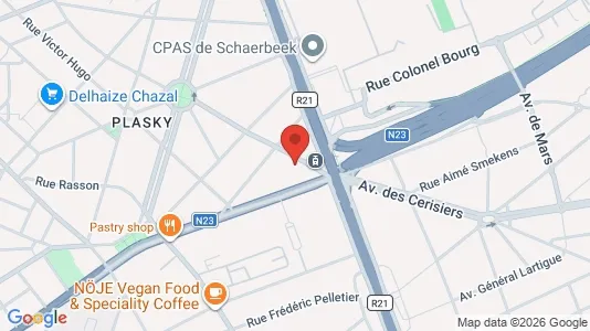 Apartments for rent i Brussels Schaarbeek - kort over placeringen