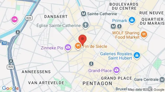 Apartments for rent i Stad Brussel - kort over placeringen