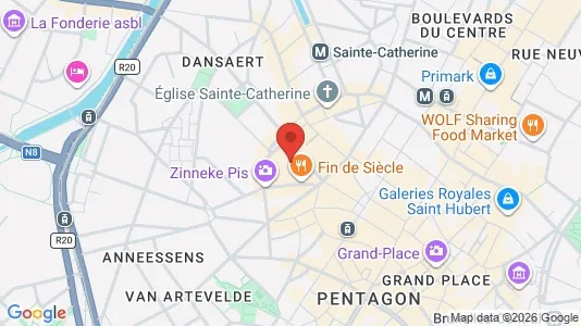 Apartments for rent i Stad Brussel - kort over placeringen