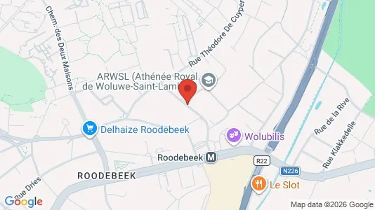 Apartments for rent i Brussels Sint-Lambrechts-Woluwe - kort over placeringen