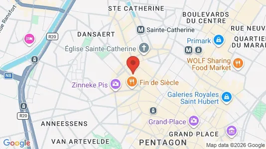 Apartments for rent i Stad Brussel - kort over placeringen