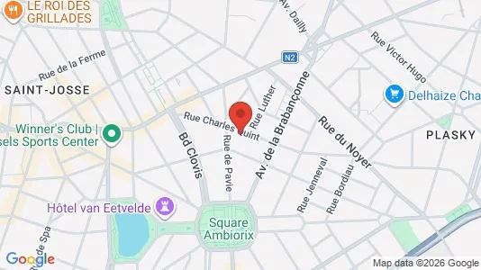 Apartments for rent i Stad Brussel - kort over placeringen