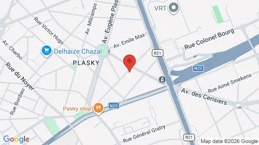 Apartments for rent i Brussels Schaarbeek - kort over placeringen