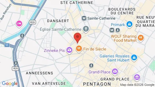 Apartments for rent i Stad Brussel - kort over placeringen