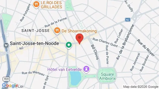 Apartments for rent i Stad Brussel - kort over placeringen