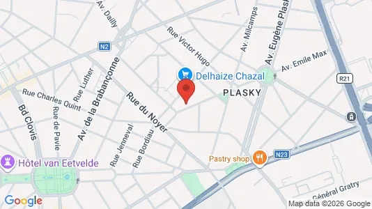 Apartments for rent i Brussels Schaarbeek - kort over placeringen
