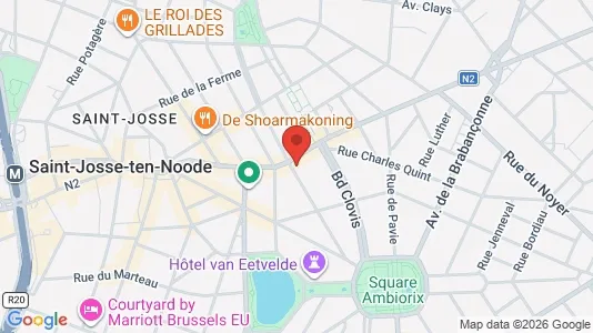 Apartments for rent i Stad Brussel - kort over placeringen
