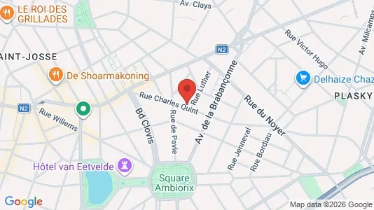 Apartments for rent i Stad Brussel - kort over placeringen