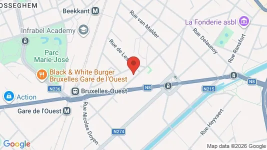 Apartments for rent i Stad Brussel - kort over placeringen