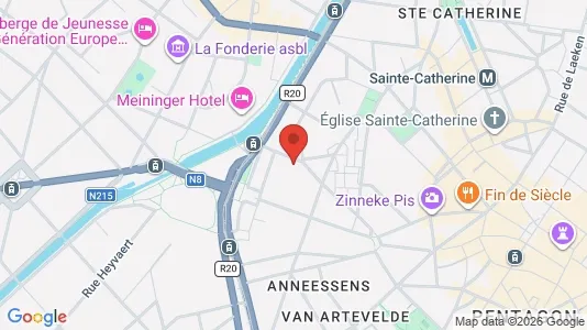 Apartments for rent i Stad Brussel - kort over placeringen