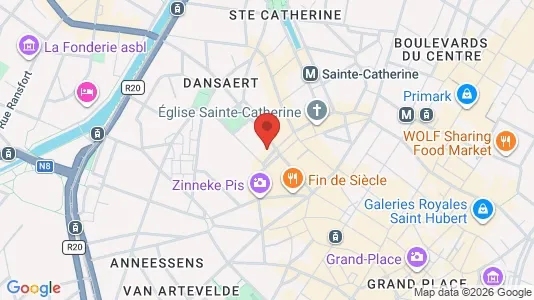 Apartments for rent i Stad Brussel - kort over placeringen