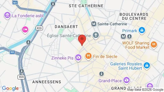 Apartments for rent i Stad Brussel - kort over placeringen