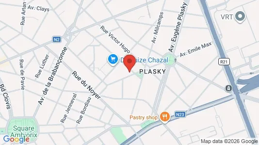 Apartments for rent i Brussels Schaarbeek - kort over placeringen