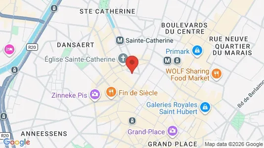 Apartments for rent i Stad Brussel - kort over placeringen