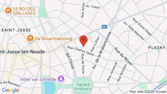 Apartments for rent i Stad Brussel - kort over placeringen