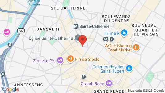 Apartments for rent i Stad Brussel - kort over placeringen