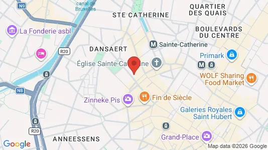 Apartments for rent i Stad Brussel - kort over placeringen