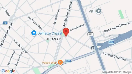 Apartments for rent i Brussels Schaarbeek - kort over placeringen