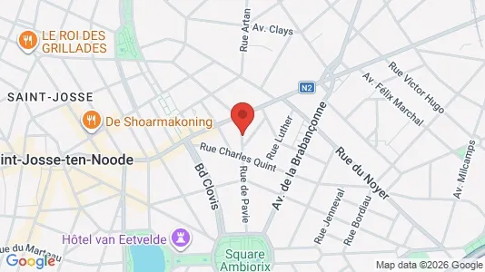 Apartments for rent i Stad Brussel - kort over placeringen