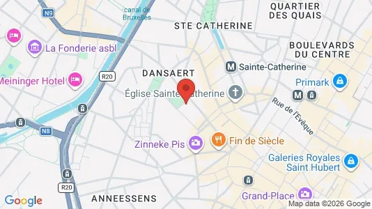Apartments for rent i Stad Brussel - kort over placeringen