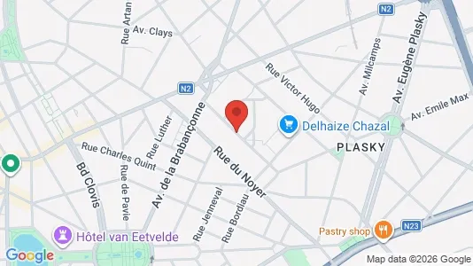 Apartments for rent i Brussels Schaarbeek - kort over placeringen