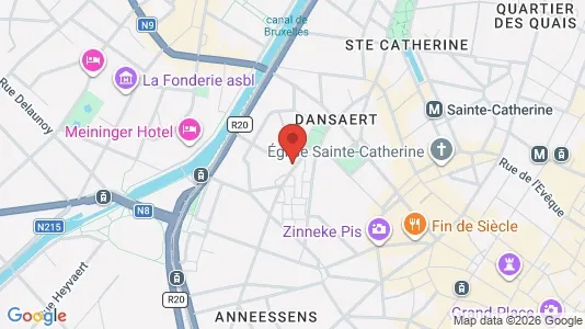 Apartments for rent i Stad Brussel - kort over placeringen