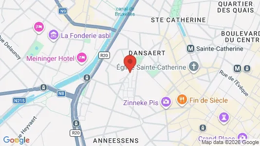 Apartments for rent i Stad Brussel - kort over placeringen