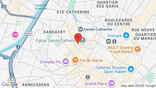 Apartments for rent i Stad Brussel - kort over placeringen