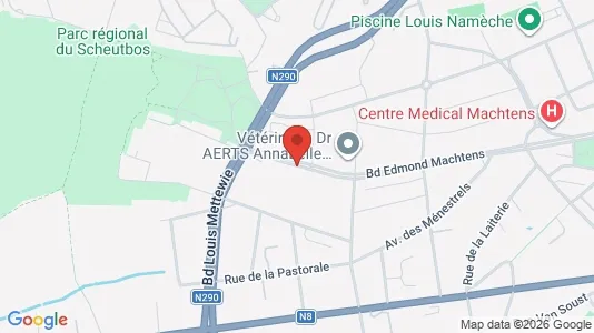 Apartments for rent i Brussels Sint-Jans-Molenbeek - kort over placeringen
