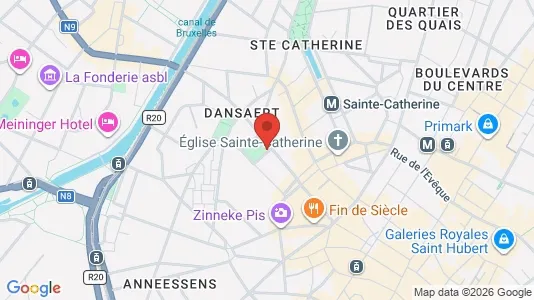 Apartments for rent i Stad Brussel - kort over placeringen