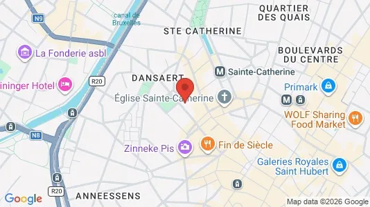 Apartments for rent i Stad Brussel - kort over placeringen