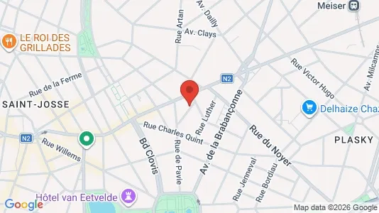 Apartments for rent i Stad Brussel - kort over placeringen