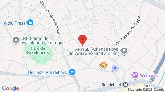 Apartments for rent i Brussels Sint-Lambrechts-Woluwe - kort over placeringen
