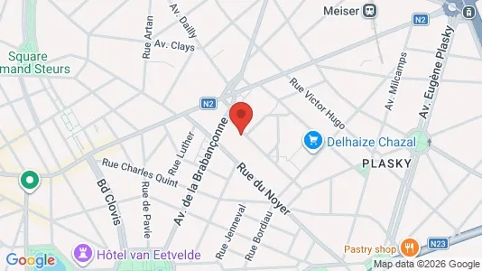 Apartments for rent i Brussels Schaarbeek - kort over placeringen
