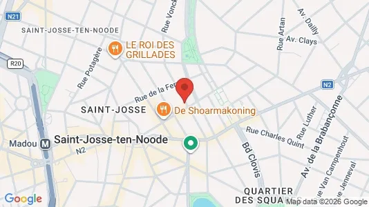 Apartments for rent i Brussels Sint-Joost-ten-Node - kort over placeringen