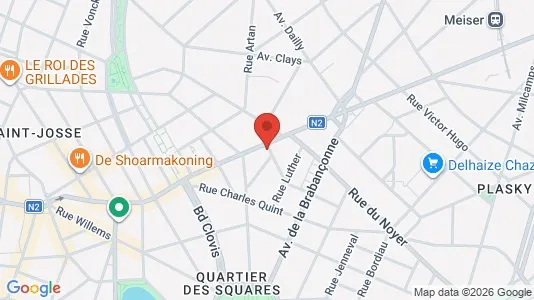 Apartments for rent i Stad Brussel - kort over placeringen