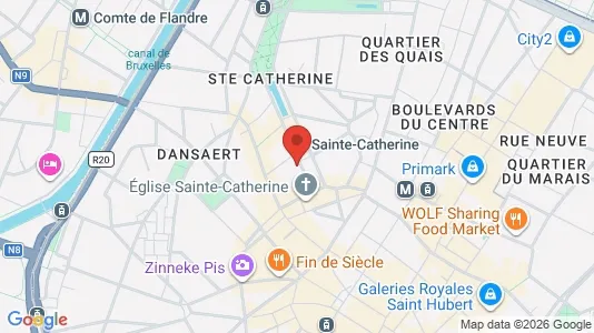 Apartments for rent i Stad Brussel - kort over placeringen