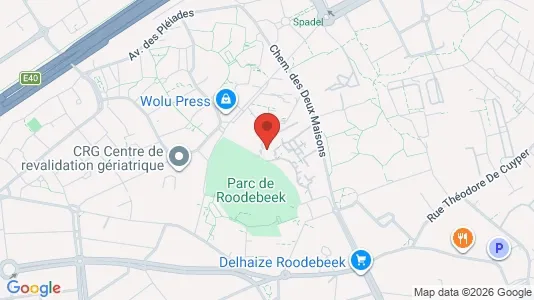 Apartments for rent i Brussels Sint-Lambrechts-Woluwe - kort over placeringen