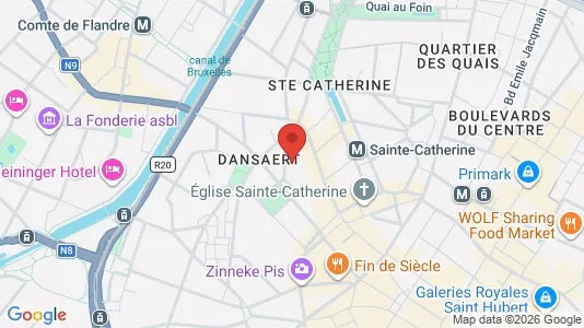Apartments for rent i Stad Brussel - kort over placeringen