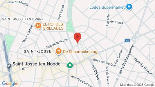 Apartments for rent i Brussels Sint-Joost-ten-Node - kort over placeringen