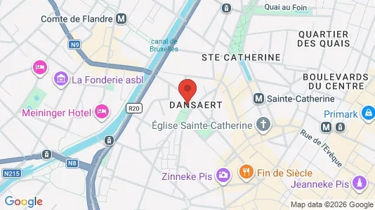 Apartments for rent i Stad Brussel - kort over placeringen
