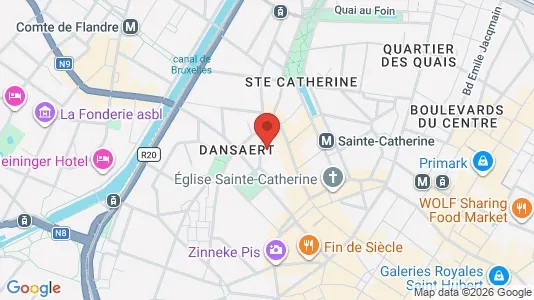 Apartments for rent i Stad Brussel - kort over placeringen