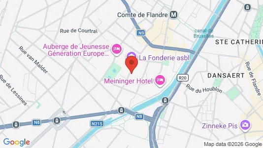 Apartments for rent i Brussels Sint-Jans-Molenbeek - kort over placeringen
