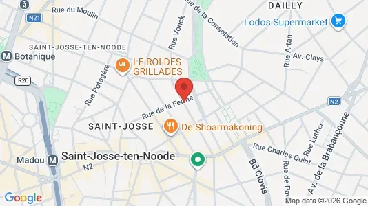 Apartments for rent i Brussels Sint-Joost-ten-Node - kort over placeringen