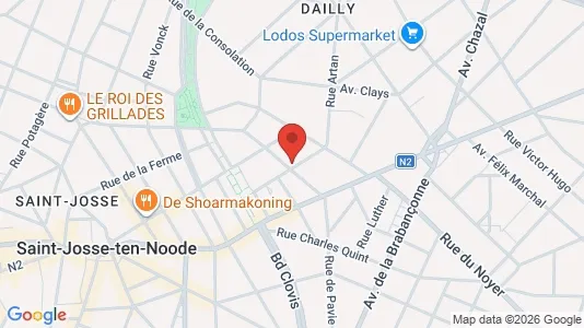 Apartments for rent i Brussels Schaarbeek - kort over placeringen